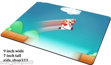Super Mario 8 bit NINTENDO Anti slip  COMPUTER MOUSE PAD 9 X 7inch HBO picture