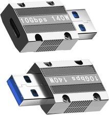 High-Speed USB-A to USB-C Adapter 2-Pack - 10Gbps Data Transfer, Durable Design picture