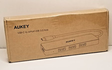AUKEY USB-CB to 4-Port USB 3.0 Hub Model: CB-C64 NEW/SEALED picture