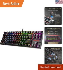 K552P Mechanical Gaming Keyboard TKL with 18 Backlight Modes, Hot-Swappable R... picture