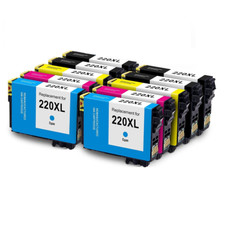 10P Hi-Yield BKCMY Ink For Epson 220XL XP320 420 424 WF2630 2650 2660 2750 2760 picture