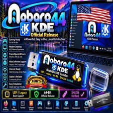 Nobara 44 KDE Bootable USB Installer | UEFI/Legacy | 64-Bit | SHA256 Verified picture