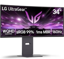 LG UltraGear 34GP63A-B 34 Curved Ultrawide Monitor BROKEN LCD Parts picture