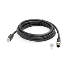HangTon Industrial Ethernet M12 8 Pole A-Code Male to RJ45 CAT6 Cable for Cog... picture