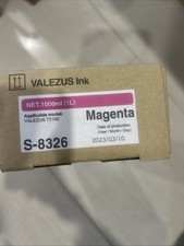 Genuine RISO VALEZUS S-8326 Magenta Ink 1000mL OEM T2100 picture