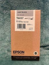 Genuine Epson Ink Cartridge T6037 Light Black Date: September 2016 picture