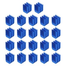 22Pcs 9x9x12mm Heatsink Aluminum Radiator Heat Sink Blue picture