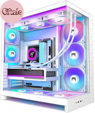 H2 (2026)  ATX PC Case, Pre-Installed 8 PWM ARGB Fans (6X140Mm,2X120Mm), Large D picture