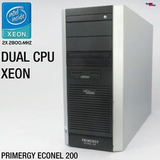 Fsc Fujitsu Siemens Primergy Econel 200 2x Cpu Xeon Computer Workstationd2020 picture