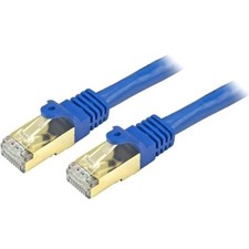 StarTech C6ASPAT12BL 12ft Blue Cat6a Shielded Patch Cable picture