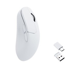Keychron M3 Mini Wireless Optical Mouse, Bluetooth 5.1/2.4 ABS, White picture