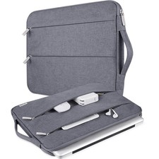Voova 13.3-13 Inch Laptop Sleeve, MacBook Case，Laptop 12.6-13.6 Inch, Grey picture
