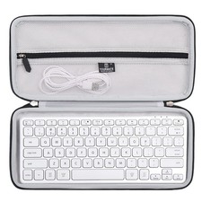 Hard Case for Macally/Satechi/Rapoo/Microsoft Keyboard, Black, Case Only picture