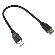 1ft SuperSpeed USB 3.0 Type A Male to Female Extension Cable Data Transfer Cord picture