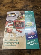 Avery 3250 Special Occasion Variety Pack For Ink Jet Printers NEW SEALED picture