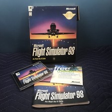 Microsoft Flight Simulator 98 PC Game with Pilot Handbook (New See Description) picture