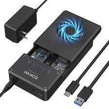 10Gbps USB 3.2 NVMe M.2 SSD Enclosure & Duplicator - Fast Data Transfer, Portabl picture