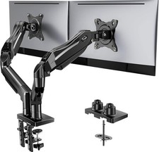 HUANUO FlowLift Dual Monitor Desk Mount 13–32 Inch Fully Adjustable VESA picture