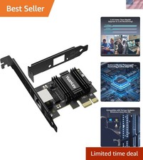 2.5G PCIe Network Card, 2.5 Gigabit PCI Express Ethernet Adapter with Realtek... picture