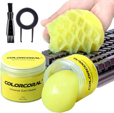 2Pack Keyboard Cleaning Gel Kit Universal Dust Cleaner,Yellow picture