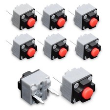 6 Pcs Kailh Silent Mouse Micro Switch 6 * 6 * 7.3mm Industrial Mute Button Squar picture