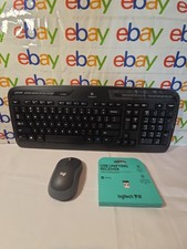 Logitech K330 Wireless Keyboard and M185 Wireless Mouse Combo + USB DONGLE  picture