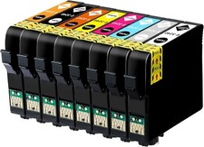 T324 Ink Cartridges for SureColor P400 Printer(8 Packs,GO,PB,C,M,Y,R,MB,O) - NEW picture