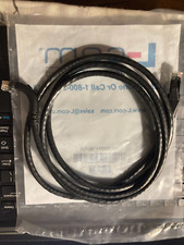 L-Com CAT6 6 Right Angle RJ45 Ethernet Patch Cords 5' 5FT TRD695RA1BLK-5 picture