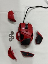 Mad Catz R.A.T. 7 RAT7 Laser Gaming Mouse Red 6400 DPI Complete Weights & Box picture