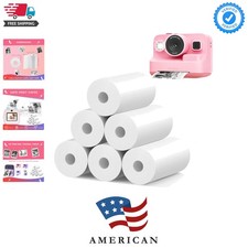 6 Rolls Instant Camera Refill Print Paper, HD Print Camera Paper | Suitable f... picture