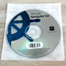 Vintage 1997 NETSCAPE NAVIGATOR 4.0 CD in Protective Sleeve picture