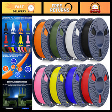 2KG Rapid PLA 3D Printer Filament Bundle - 8 Pack, 250g Each, High Quality picture