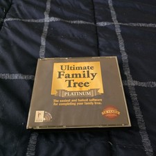 1998 Ultimate Family Tree PLATINUM Software PC - Genealogy - 4 CD ROM set picture