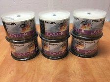 300 PHILIPS Blank 16X DVD-R Inkjet Printable 4.7GB Media Disc DVDR 120 minutes picture