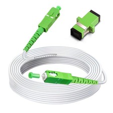 30 Meters SC/APC to SC/APC Fiber Optic Internet Cable, Armored Single Mode Patch picture