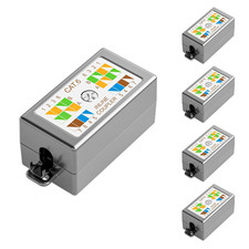 Cat 6 Junction Box 5 Pack Cat5E Splice Connector Shielded, Punch down Type picture