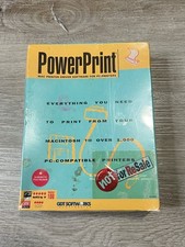 Vintage GDT PowerPrint Mac Printer Driver Software for PC Printers Version 2.5.2 picture
