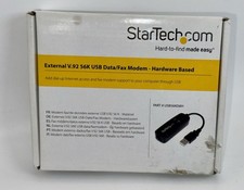 StarTech.com External DialUp V.92 56K Data/Fax Modem | USB56KEMH2 | USB 2.0 | PC picture
