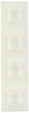 StarTech.com Self-adhesive Nylon Cable Tie Mounts - Pkg of 100 Pack, White  picture