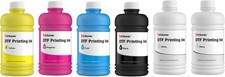 InkSonic 1500ML DTF Ink, Compatible with L1800 R1390 L805 XP600 I1600, CMYKWW picture