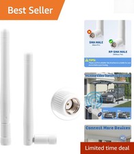 Upgrade Your WiFi with 2-Pack RP-SMA Dual Band Antennas - 2.4GHz & 5GHz picture