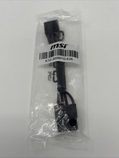 MSI Dual 4-Pin Molex to 6-Pin PCIe GPU Power Adapter Cable K1G-3006010-E06 NEW picture