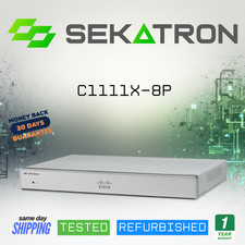 🌐 Cisco C1111X-8P Service Router 8-Port Switch • IOS XE 16.12 • Branch Edge ⚡ picture