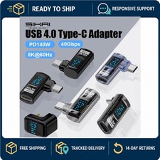 USB C Adapter 90 Degree Right Angle 40Gbps PD 140W USB4 8K 60Hz Type C picture
