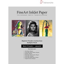Hahnemuhle Matte FineArt Smooth Paper Sample Pack, DIN A3+, 12 Sheets picture