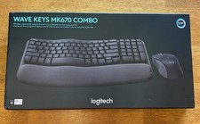 Logitech Ergonomic Wireless Keyboard & Mouse Wave Keys MK670 Combo New Sealed picture