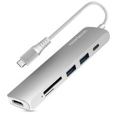 Naztech All-In-One USB-C Adapter Hub (Silver) - BRAND NEW picture