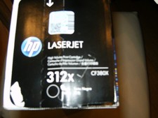 Genuine HP Laserjet Black 312X High Volume Print Toner Cartridge CFX380X SEALED picture
