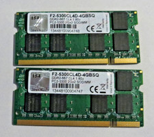 4GB Kit 2x2GB DDR2 667MHz PC2-5300S Laptop RAM G.Skill Performance Pair picture