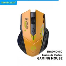 NexusClick Bluetooth 5.4 & 2.4G Wireless Mouse With Finger Rest, 6 Buttons picture
